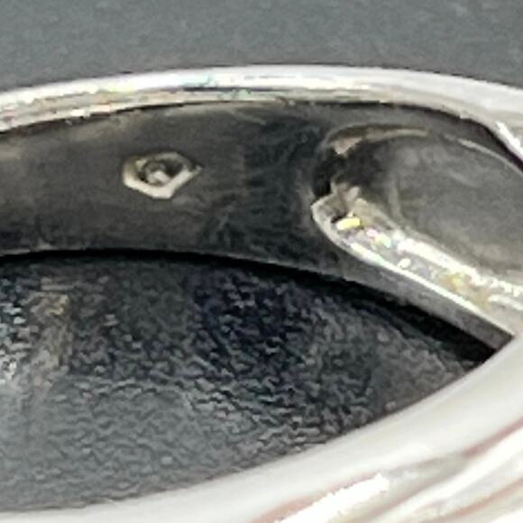 Designer Sterling Silver 925 Raised Yellow Round and Baguette CZ Ring  Size 8.25 - Picture 4 of 11